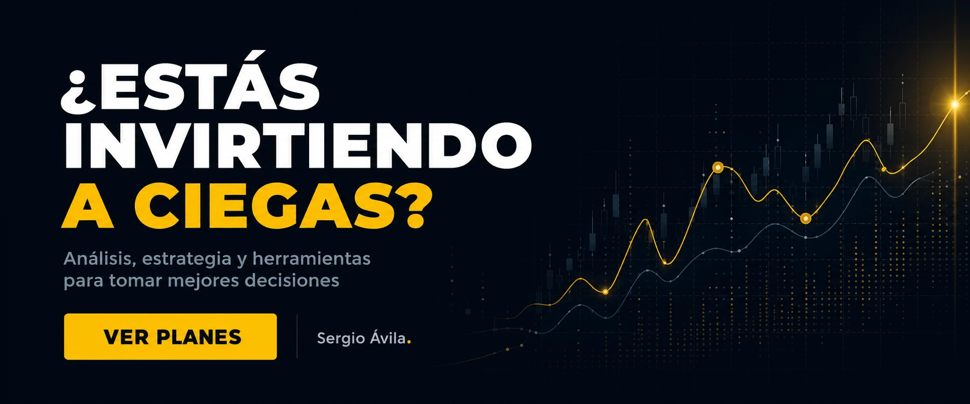 Estás a investir às cegas? Ver os planos da Mercados Pro